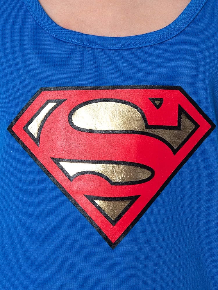 Amazon.com: DC Comics Girls' Superman Pajamas Classic Logo